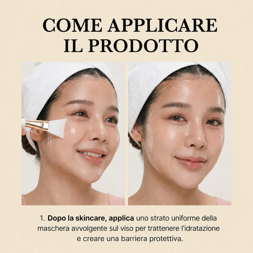 Svegliati con una pelle più pulita grazie alla MASCHERA ALL'ACIDO KOJICO E CURCUMA